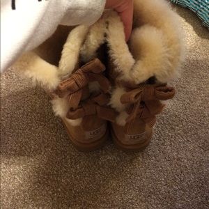 Authentic uggs crocheted bow. Price negotiable